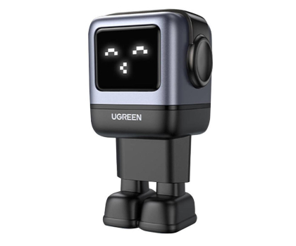 Ładowarka i akumulator UGREEN Nexode RG (Robot GaN) USB + 2 x USB-C 65W czarny 6941876236688